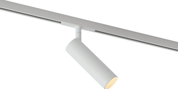Sodobni beli reflektor za 1-fazni sistem tirnic GU10 35mm - Slimline Uzzy