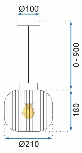 Obesna svetilka APP1068-CP