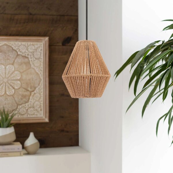 Lampa Wisząca Boho APP1150-1W WOOD