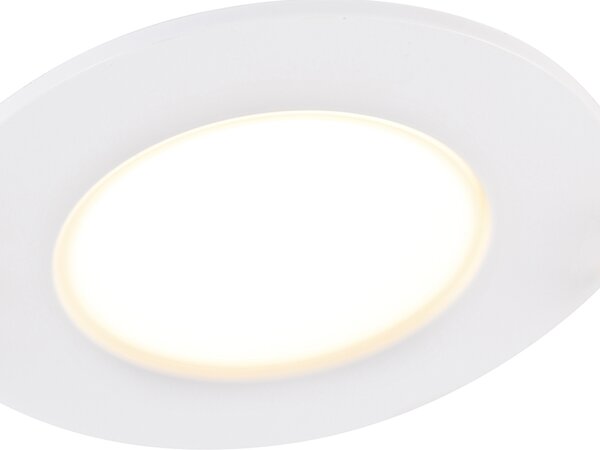 Komplet 12 vgradnih reflektorjev belih, vključno z zatemnitveno LED 7W IP65 - Blanca