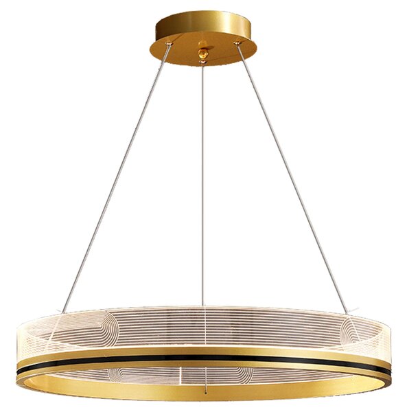 Lampa Wisząca APP1189-CP Gold 40cm