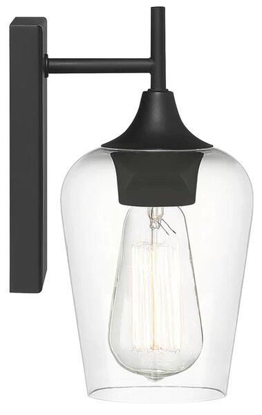 LAMPA ŚCIENNA KINKIET APP1233-1W Black