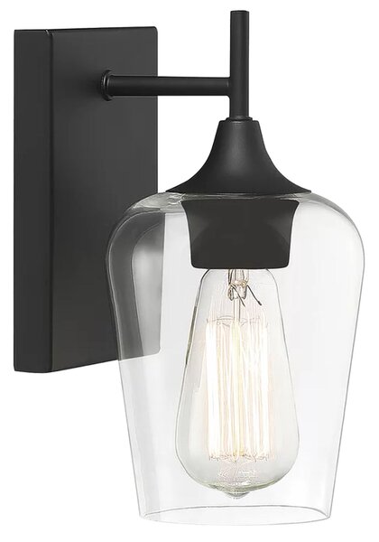 LAMPA ŚCIENNA KINKIET APP1233-1W Black