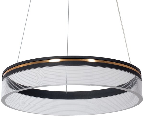 Lampa Wisząca APP1191-CP 40cm Black