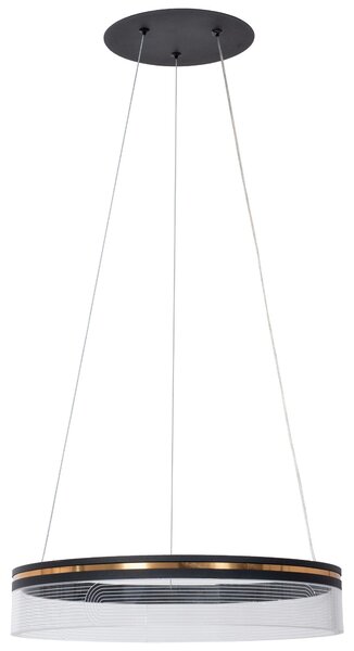 Lampa Wisząca APP1191-CP 40cm Black