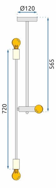 Viseča svetilka APP1116-6CP