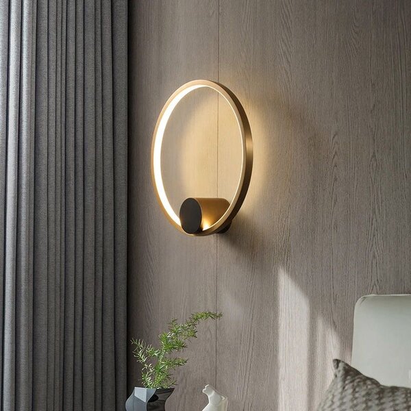 Stenska svetilka LED APP1385-CW OLD GOLD 30cm