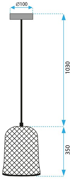 Stropna svetilka APP1335-1CP