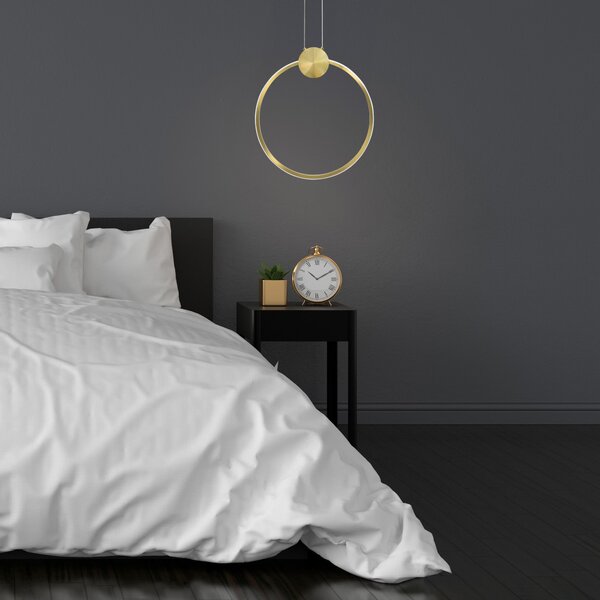 Stropna svetilka LED APP1396-CP GOLD 40cm