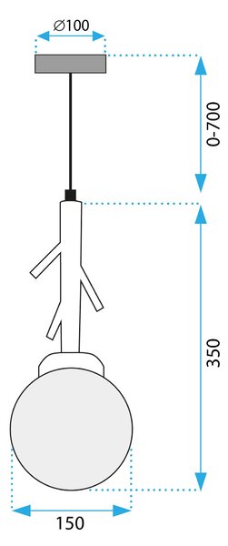 Stropna svetilka APP1422-1CP