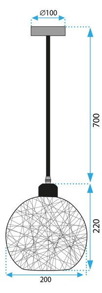 Stropna svetilka APP1320-1CP