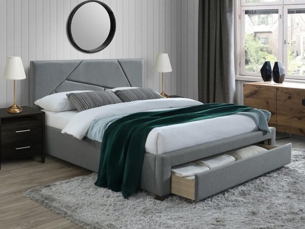 Postelja Houston 462, 160x200, Blago, Posteljno dno, 165x214x102cm, Oreh