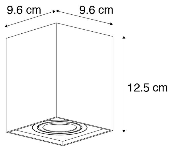 Črno nastavljiv - Quadro 1 navzgor