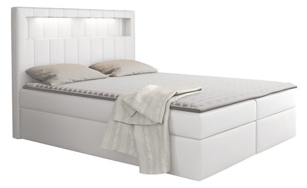 Boxspring postelja Baltimore 131, 120x200, Posteljno dno, 122x217x123cm, Vzmetnica