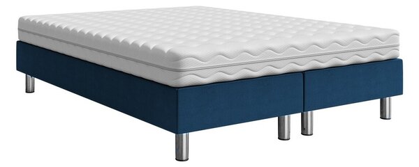 Boxspring postelja Logan 101, 160x200, Blago, Posteljno dno, 160x200x47cm, Vzmetnica