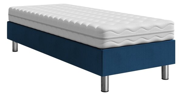 Boxspring postelja Logan 101, 120x200, Blago, Posteljno dno, 120x200x47cm, Vzmetnica