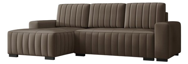 Kotna garnitura Columbus 154, Funkcija spanje, Predal, 240x140x85cm, Noge: Les,Bor