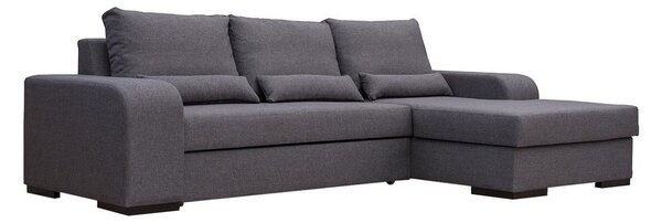 Kotna garnitura Kingsport 103, Funkcija spanje, Predal, 285x165x90cm, Noge: Les