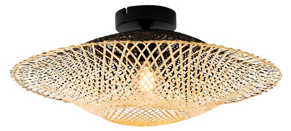 Orientalska zunanja stropna svetilka bambus 50 cm IP44 - Rina
