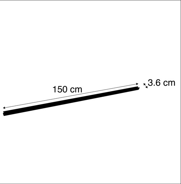 Tirnica 150 cm bela za 3-fazno tirnico