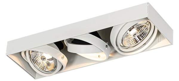 Vgradni reflektor bel GU10 AR70 trimless tri-light - Oneon