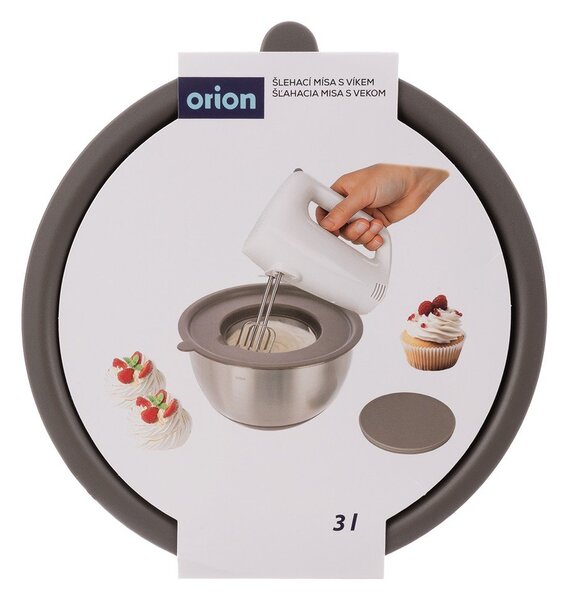 Skleda iz nerjavečega jekla v srebrni barvi ø 22 cm Beige – Orion