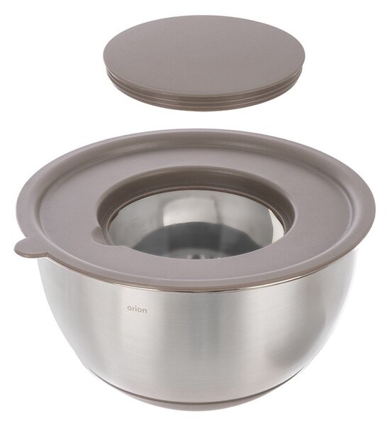 Skleda iz nerjavečega jekla v srebrni barvi ø 22 cm Beige – Orion