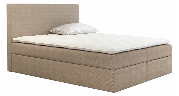 Boxspring postelja Baltimore 163, 200x200, Blago, Posteljno dno, 200x213x120cm, Vzmetnica