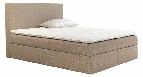 Boxspring postelja Baltimore 163, 120x200, Blago, Posteljno dno, 120x213x120cm, Vzmetnica