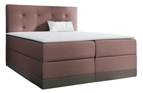 Boxspring postelja Baltimore 139, 120x200, Blago, Posteljno dno, 120x213x120cm, Vzmetnica