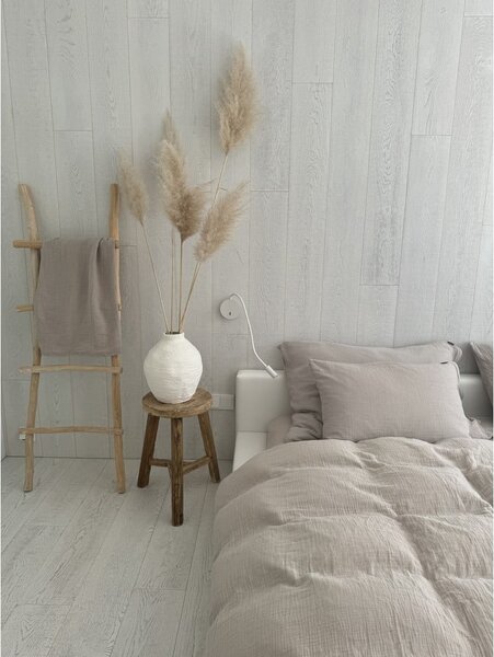 Bež enojna posteljnina iz muslina 135x200 cm Plain Muslin – Butter Kings