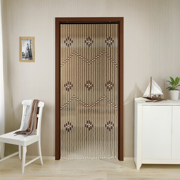 Bambusova zavesa za vrata v naravni barvi 90x200 cm – Maximex