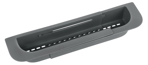Siv plastičen teleskopski odcejalnik za pomivalno korito 49,5x8,5 cm Fino – Wenko