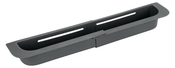 Siv plastičen teleskopski odcejalnik za pomivalno korito 49,5x8,5 cm Fino – Wenko