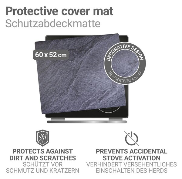 Zaščitna plošča za štedilnik iz PVC-ja 60x52 cm Slate – Wenko