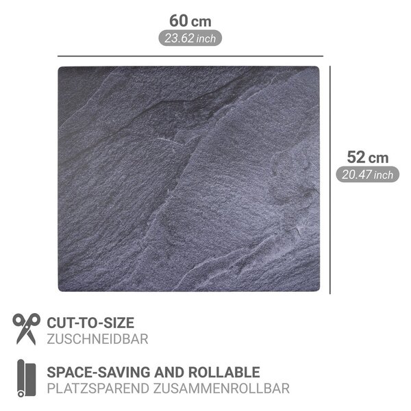 Zaščitna plošča za štedilnik iz PVC-ja 60x52 cm Slate – Wenko
