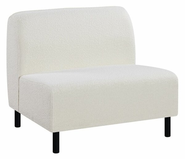 Modularni fotelj Riverton 708, Bela, 93x93x83.5cm, Noge: Les