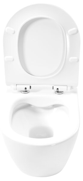 WC + Bidet CARTER BELI PODKROVNI set