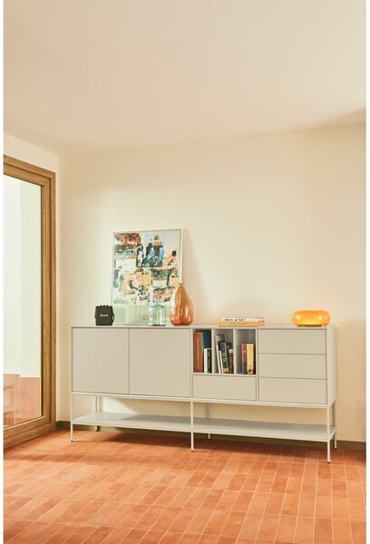 Kremno bela komoda 220x98x45 cm Platt – Teulat