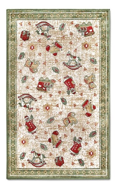 Zelena preproga z božičnim motivom iz mešanice bombaža 50x80 cm Toy's Delight Green Christmas – Villeroy&Boch