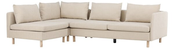 Kotna garnitura Dallas H102, Beige, 295x195x83cm, Noge: Les,Kavčuk