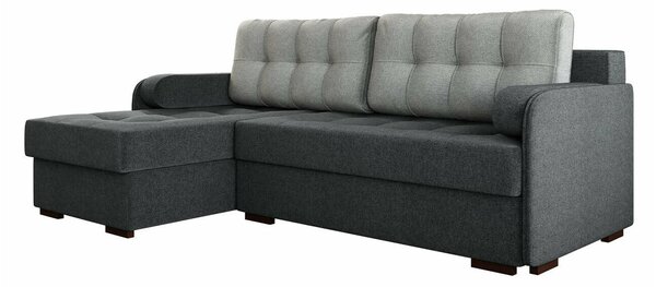 Kotna garnitura Carlsbad 123, Funkcija spanje, Predal, 210x145x90cm, Noge: Les