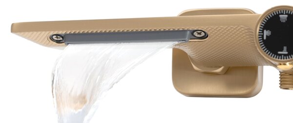 Komplet za prhanje REA HELIX Brush Gold