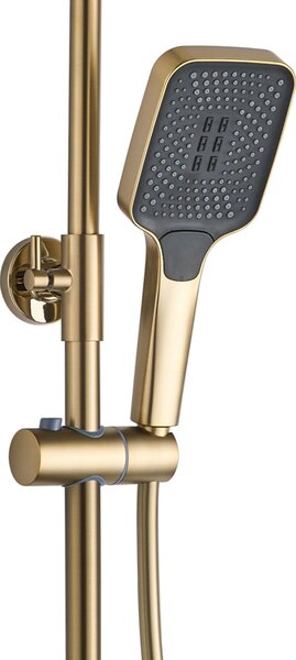 Komplet za prhanje REA HELIX Brush Gold