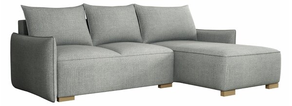 Kotna garnitura Columbus 217, Funkcija spanje, Predal, 240x155x87cm, Noge: Les