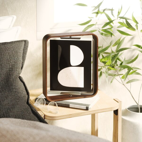 Temno rjav lesen stoječ okvir 26x31,5 cm Bellwood – Umbra