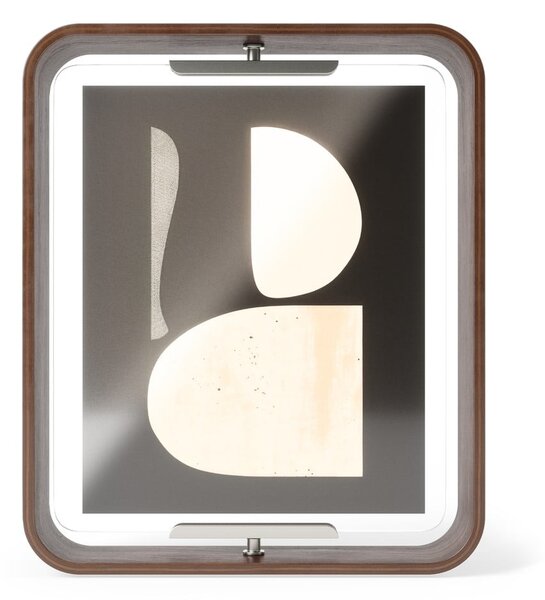 Temno rjav lesen stoječ okvir 26x31,5 cm Bellwood – Umbra