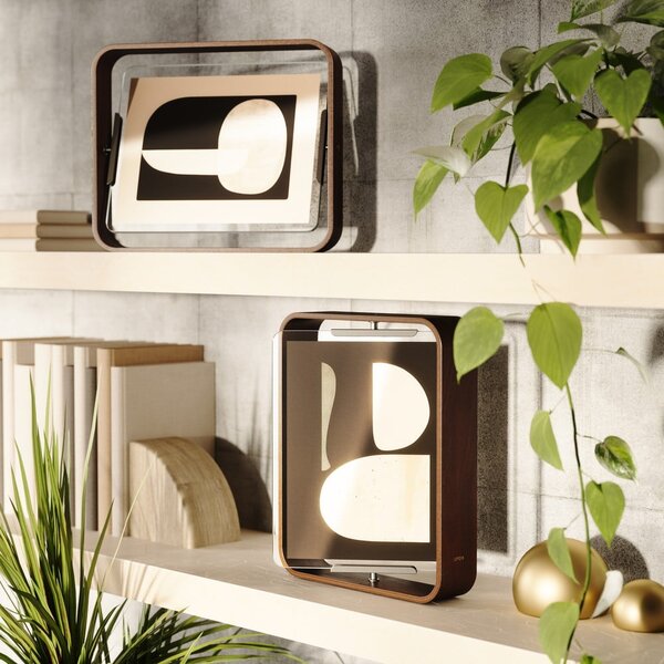Temno rjav lesen stoječ okvir 26x31,5 cm Bellwood – Umbra