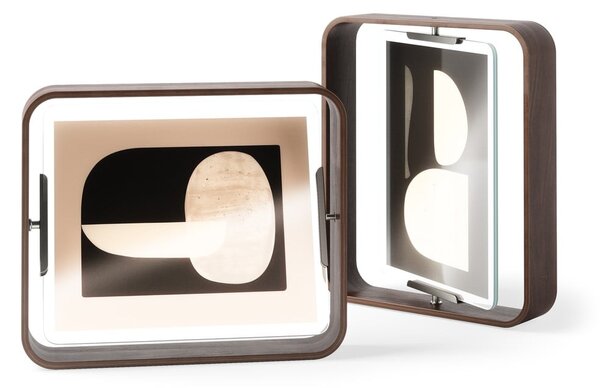 Temno rjav lesen stoječ okvir 26x31,5 cm Bellwood – Umbra