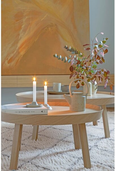Kremno bela pralna ročno tkana volnena preproga 140x200 cm Berber Soul – Lorena Canals